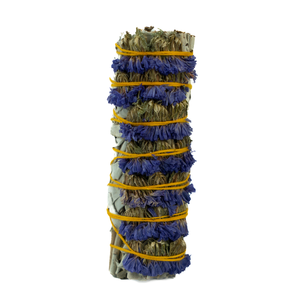 Myosotis & White Sage Smudge Stick 4 INCH 37G/PIECES